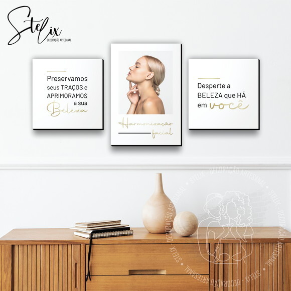 Quadros para Clínica de Harmonização Facial Estética