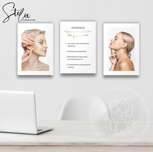 Quadros para Clínica de Harmonização Facial Estética