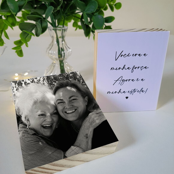 Quadros Personalizados minha Estrela Luto Homenagem