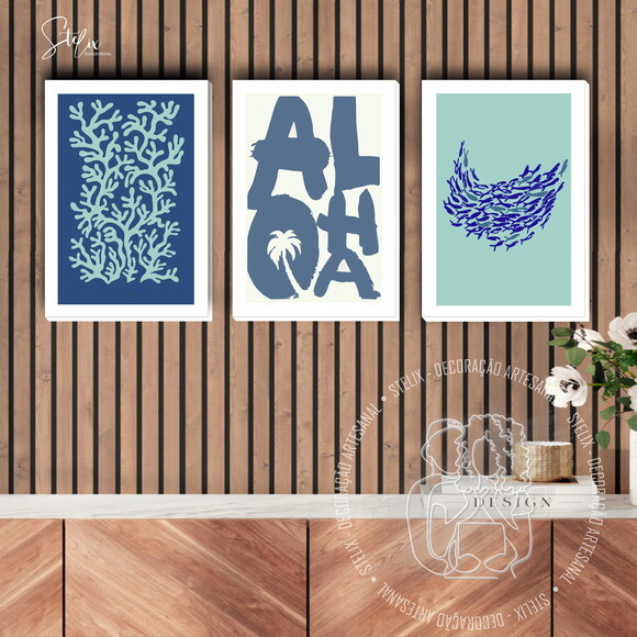 Quadros Praiano, Aloha Decoração Praiana