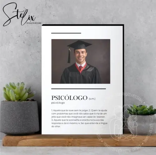 Quadro Significado de Psicólogo Presente