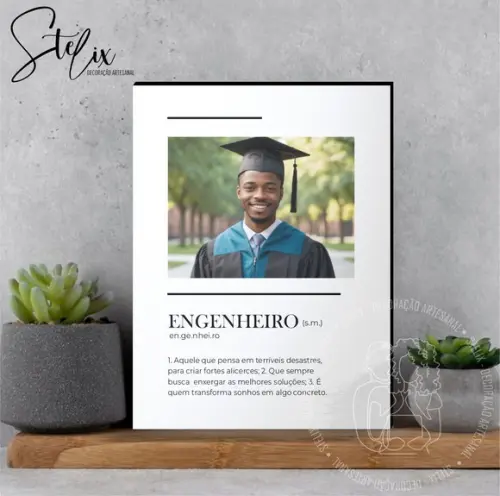 Quadros Significado de Engenheiro Presente