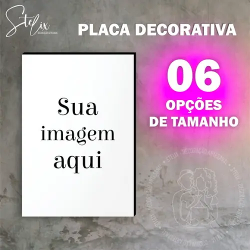 Quadro Personalizado com a Imagem Que Desejar 29x20