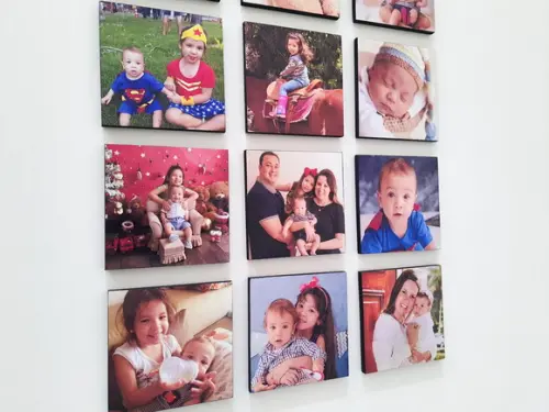 09 Quadros com Suas Fotos para Decoração