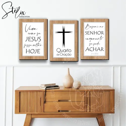Quadros Decorativo para Quarto de Oração Oratórios e Igrejas