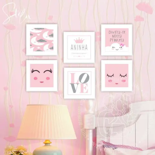 Quadros para Quarto de Menina Nome
