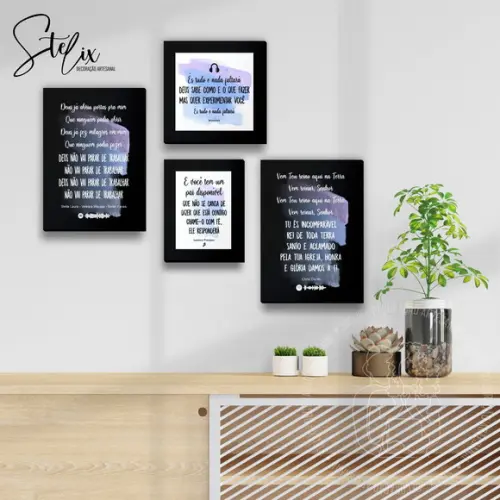 Quadros Decorativos Música Cristã Qr Code