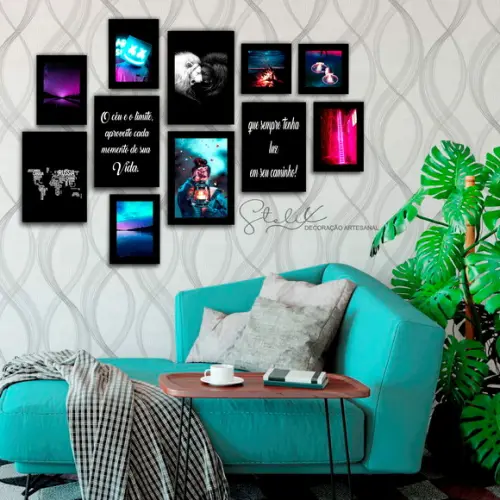 Kit Tumbrl - 11 Placas Decorativas Médias