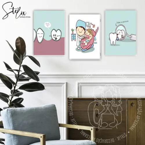 Quadros Decorativos para Consultório de Dentista Infantil