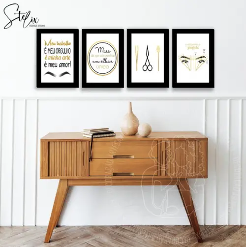 Kit Designer de Sobrancelha - 4 Placas Decorativas