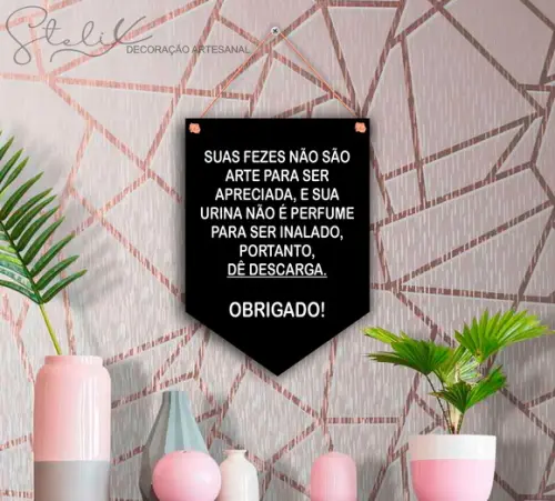 Flâmula MDF Para Lavabo - Média