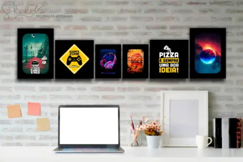 6 Placas Decorativas