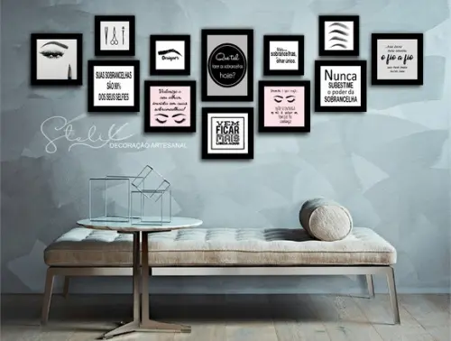 Kit Designer de Sobrancelhas - 12 Placas Decorativas