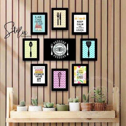Quadros Decorativos para Cozinha Coloridos