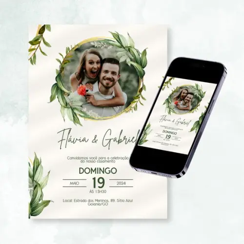 Convite Digital para Casamento