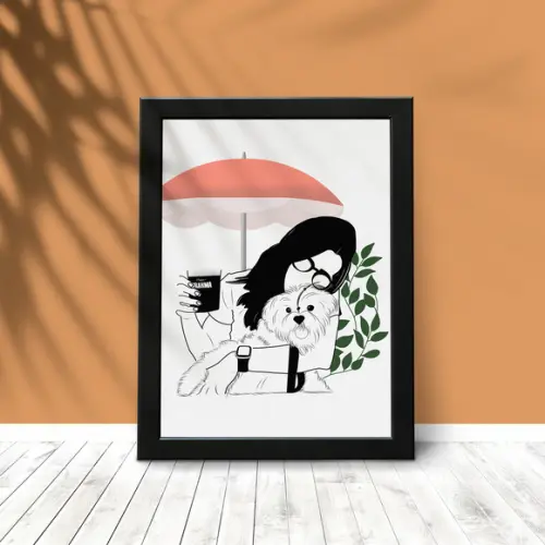 Ilustração Minimalista de Foto (arte Digital)