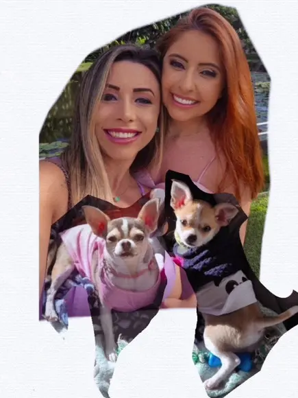 Quadro com Moldura e Vidro com Ilustração de Foto 2 Pessoas