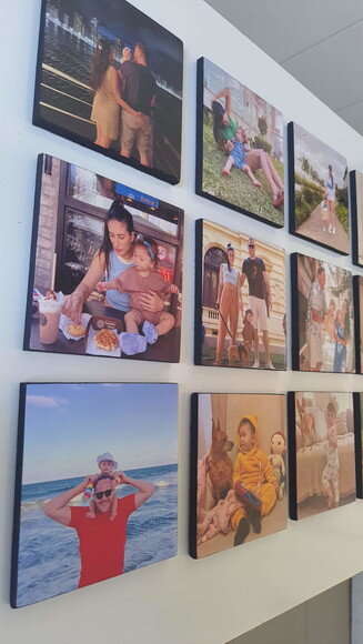 06 Quadros Personalizados com a Sua Foto para Decoração