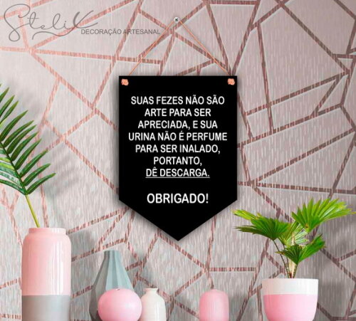 Flâmula MDF Para Lavabo - Média