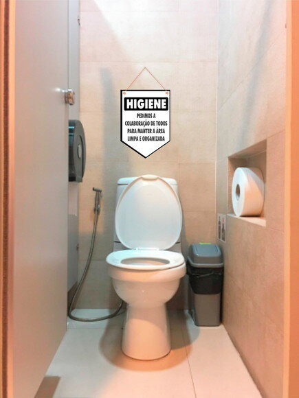 Flâmula MDF Para Lavabo - Média