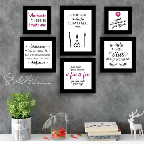 Kit Designer de Sobrancelha - 6 Placas Decorativas Média