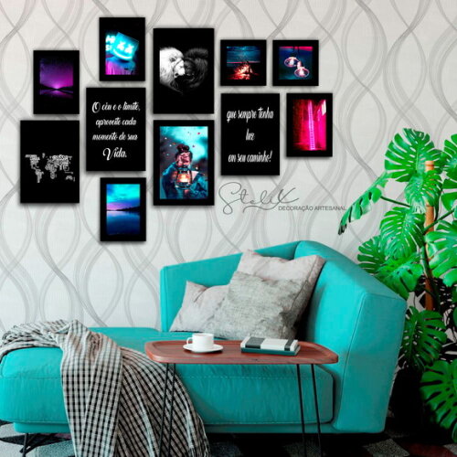 Kit Tumbrl - 11 Placas Decorativas Médias