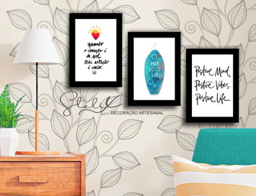 Kit Surfista - 3 Placas Decorativas
