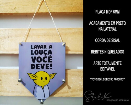 Porta Chaves em Flâmula de MDF Média
