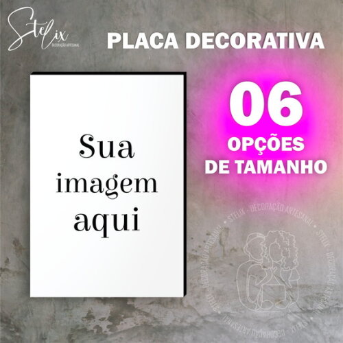 Quadro Personalizado com a Imagem Que Desejar 29x20