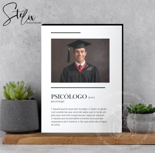 Quadro Significado de Psicólogo Presente