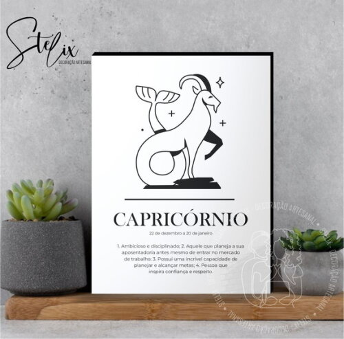Quadro Significado dos Signo Capricórnio Presente