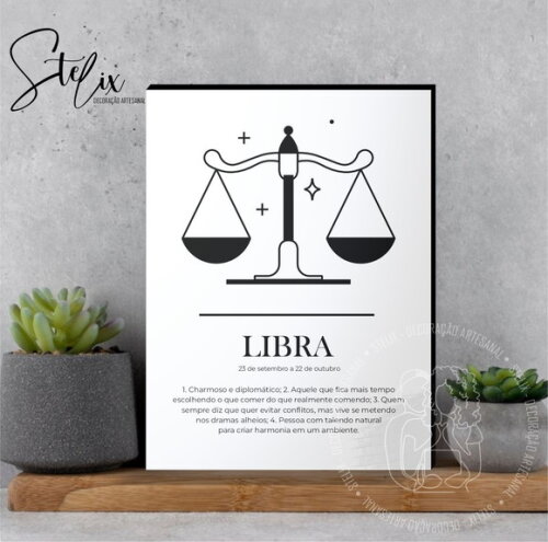 Quadro Significado dos Signo Libra Presente Libriano