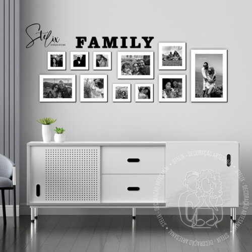 Quadros com Fotografias de + Letras