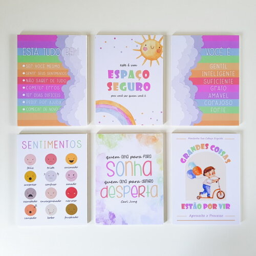 Quadros de Psicologia Infantil Motivacional e Educativo