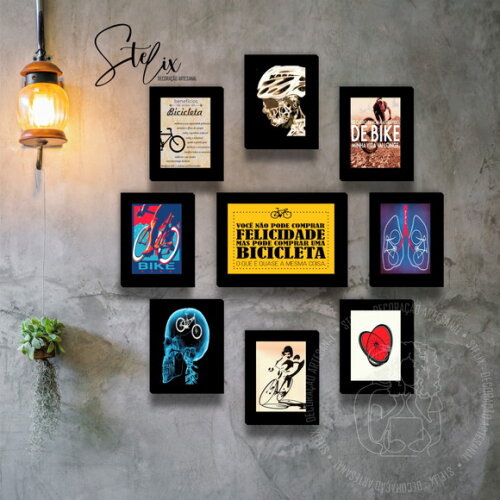 Quadros Decorativos Ciclista Presente para Ciclista Bike
