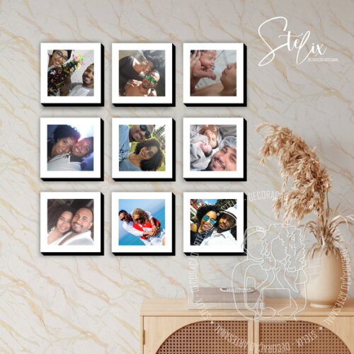 Quadros Decorativos com Fotos Família Amigos Personalizado