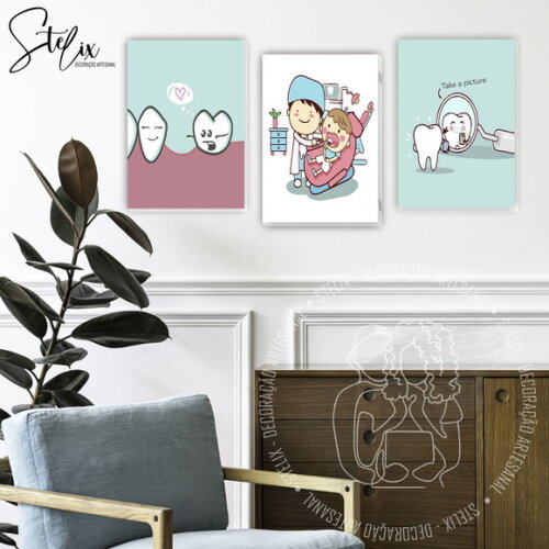 Quadros Decorativos para Consultório de Dentista Infantil