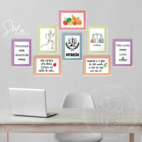 Quadros Decorativos para Nutricionista Infantil