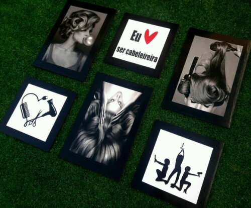 Quadros para Cabeleireira Salão de Beleza