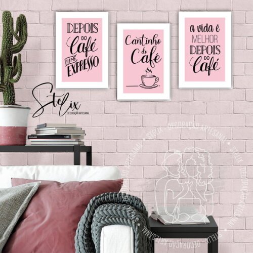 Quadros para Cantinho do Café