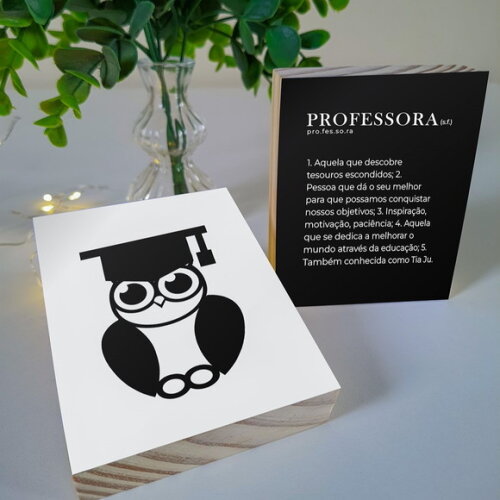Quadros Significado Professora Presente Dia dos Professores