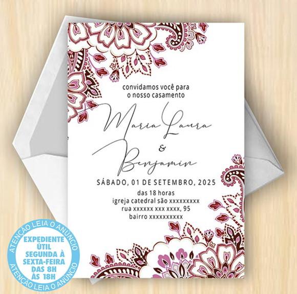 Convite Casamento Digital 45