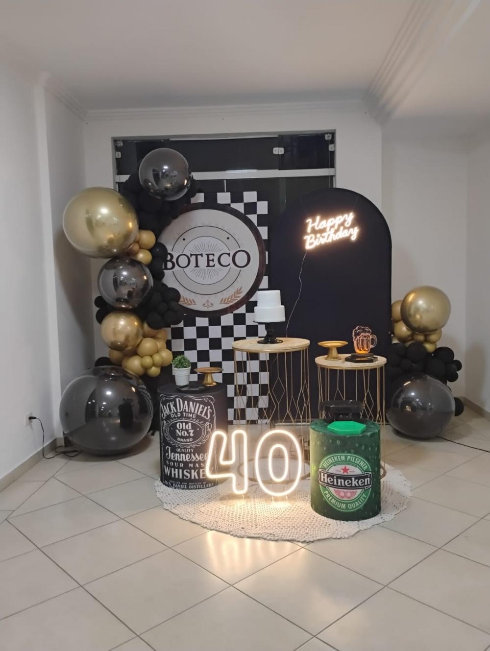 ALUGUEL DE DECORAÇÃO  FESTA BOTECO
