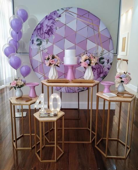 Aluguel de Decoração Festa 40 Anos