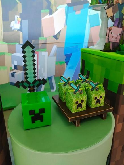 Aluguel de Decoração Festa Minecraft