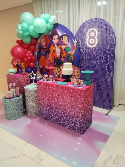Aluguel Decoração Festa Guerreiras do K-pop