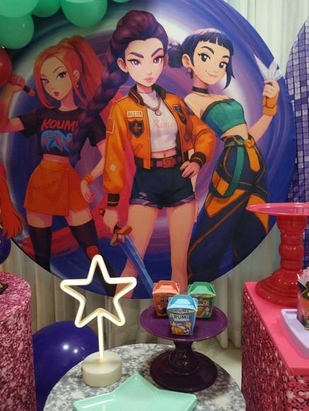 Aluguel Decoração Festa Guerreiras do K-pop