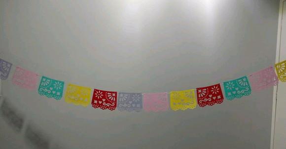 Bandeiras Bandeirolas Mexicanas 10und