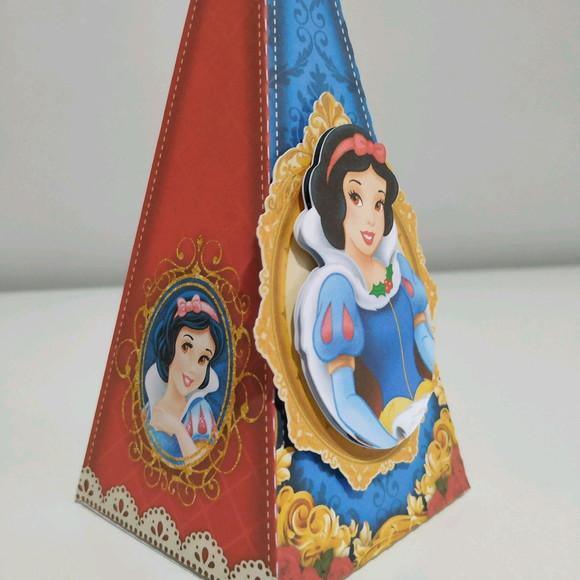 Caixa Cone Branca de Neve Contém 8 Unidades