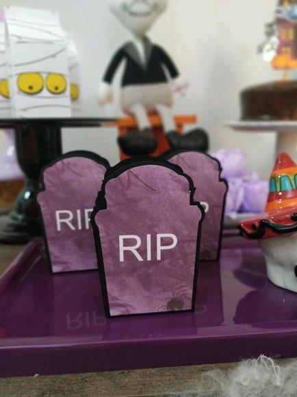 Caixa Lápide Rip 8 Unidades